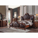 Picardy PU & Cherry Oak California King Bed