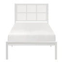 1635WHT-1-Youth Twin Platform Bed