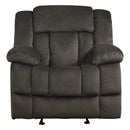 Laurelton Glider Reclining Chair in Chocolate 9636-1