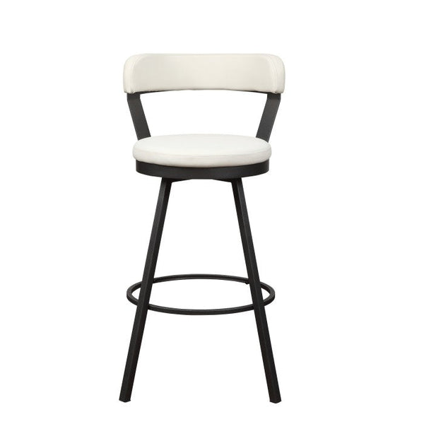 5566-29WT - Swivel Pub Height Chair, White