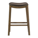 5682BRW-29 - 29 Pub Height Stool, Brown
