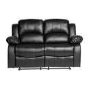 9700BLK-2 - Double Reclining Love Seat