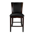 710-24 - Counter Height Chair, Dark Brown Bi-Cast Vinyl