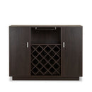 Server w/Wine Rack & Cup Holder
