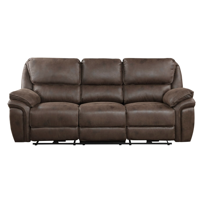8517BRW-3PW - Power Double Reclining Sofa