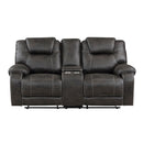 8560PM-2 - Double Reclining Love Seat with Center Console