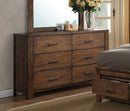 Acme Merrilee Drawer Dresser in Oak 21685