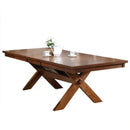 Acme Apollo Trestle Base Rectangular Dining Table in Walnut 70000