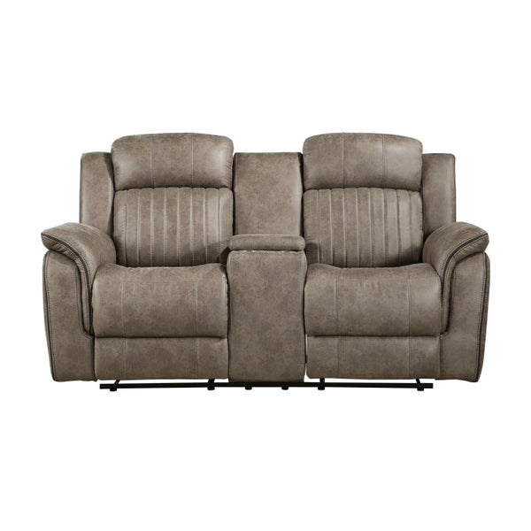 9479SDB-2 - Double Reclining Love Seat with Center Console