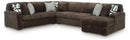 Midnight-Madness Sectional with Chaise