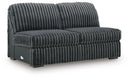 Midnight-Madness Sectional with Chaise
