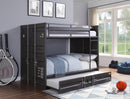 Cargo Gunmetal Bunk Bed (Full/Full)