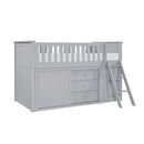 Orion-(6) Low Loft Bunk with Bookcase and 2 Dressers image