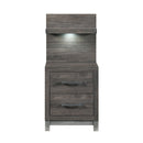 Zephyr Night Stand with Wall Panel