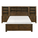 Sullivan 5pc Set Queen Wall Platform Bed