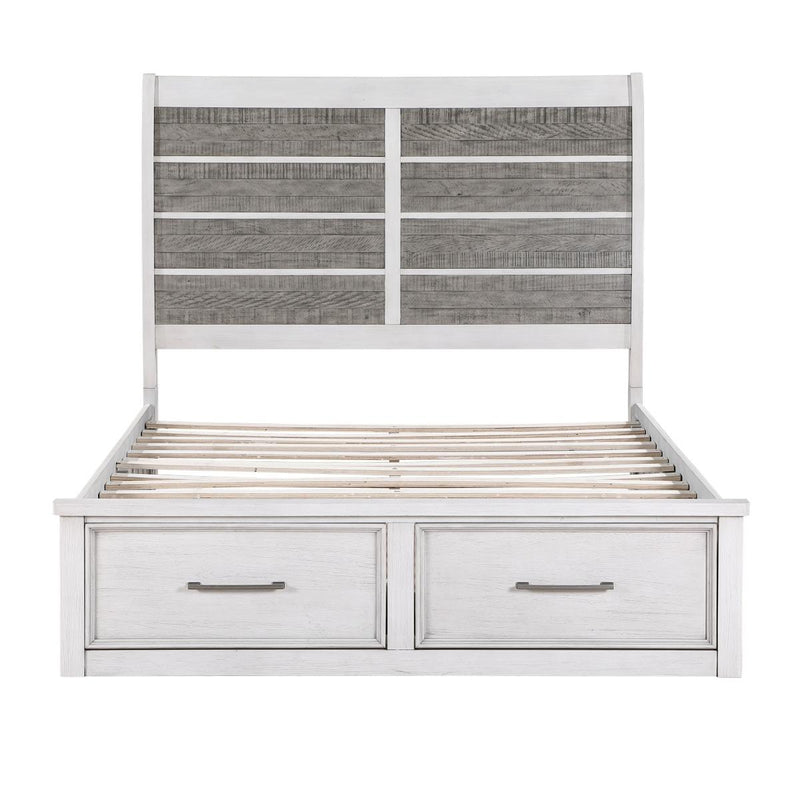 Ambrose California King & Eastern King Platform Bed with Footboard Storage