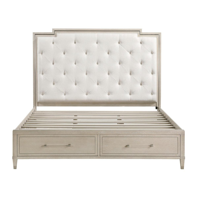 Genoa California King & Eastern King Platform Bed with Footboard Storage