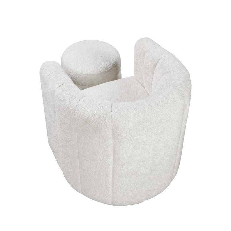 Delaney Swivel Chair Blue, Green, & White