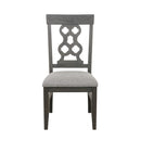 Arasina Side Chair in Dark Pewter (Set of 2)