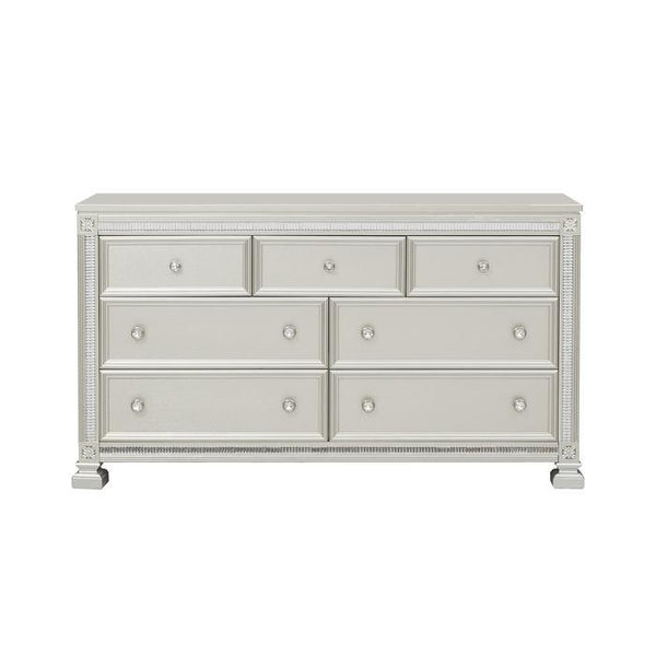 Bevelle 7 Drawer Dresser in Silver 1958-5 image