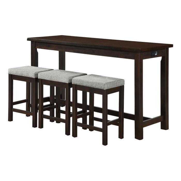 5713ES - 4-Piece Pack Counter Height Set