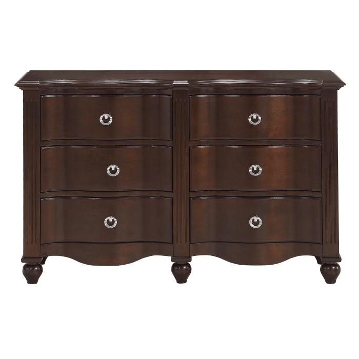 Meghan 6-Drawer Dresser in Espresso image