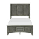 Garcia Twin Panel Bed in Gray 2046T-1