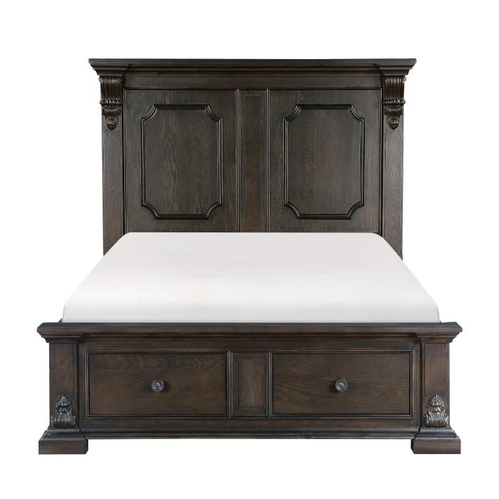 Cornwall (3) California King Platform Bed with Footboard Storage