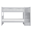 Orion Bunk Bed w/ Reversible Step Storage in Gray B2063SB-1