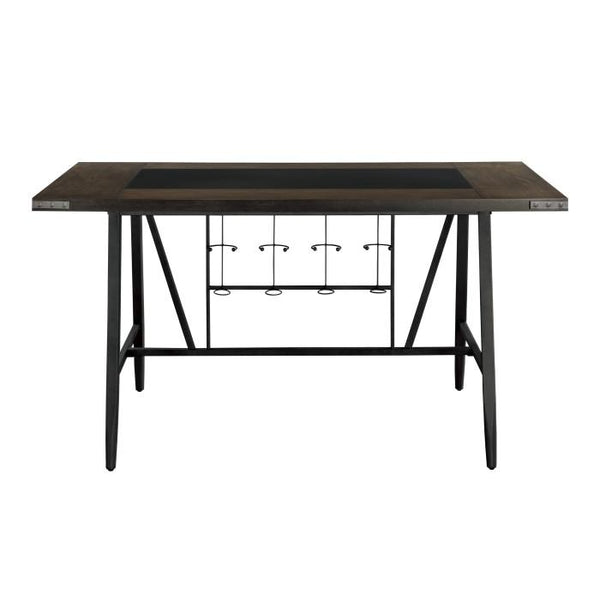 5566-36 - (2)Counter Height Table, Glass Insert