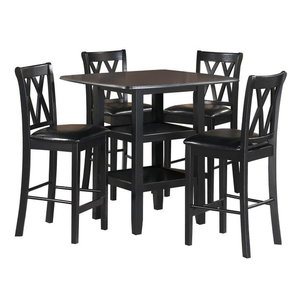 2514BK-36 - 5-Piece Pack Counter Height Set