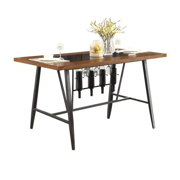 5489-36 - (2)Counter Height Table, Glass Insert