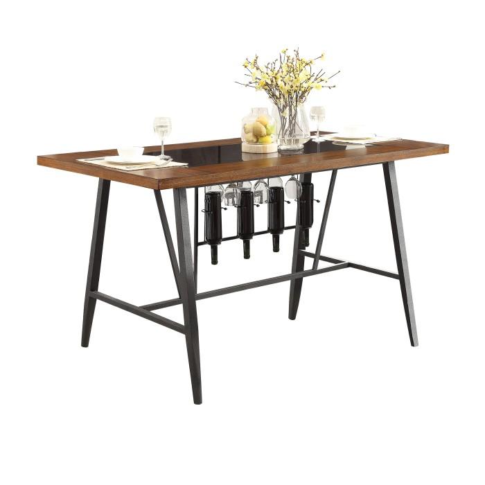 5489-36 - (2)Counter Height Table, Glass Insert