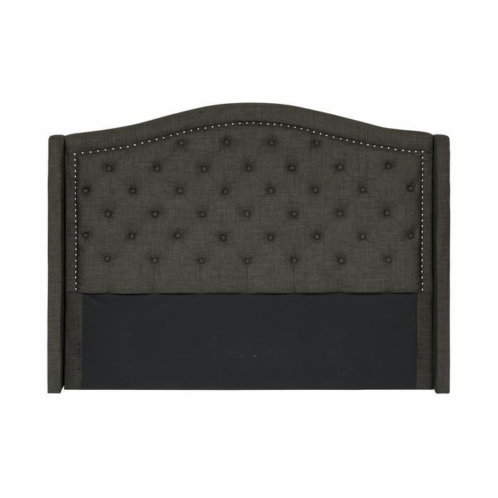 Bryndle (1/3)California King Headboard,Button-Tufted&Nailhead