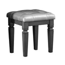 Allura Vanity Stool in Gray 1916GY-14