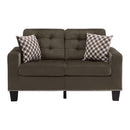 Lantana Loveseat in Chocolate 9957CH-2
