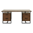 Sedley Writing Desk with Two Cabinets in Walnut 5415RF-15