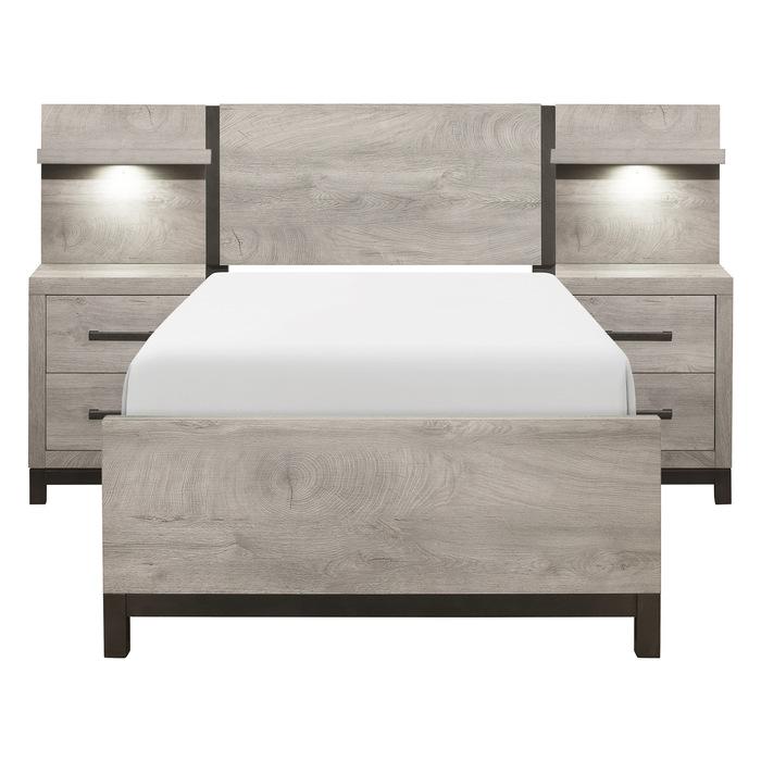 Zephyr 5pc Set Twin Wall Bed (TB+2NS+2NS-P)