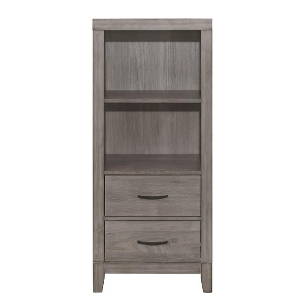 Woodrow Queen Platform Bed in Gray 2042NB-1