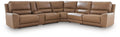 DeepWakes Reclining Sectional with Storage Console
