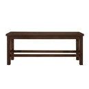 Schleiger Counter Height Bench in Dark Brown 5400-24BH
