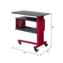 Accent Table w/Wall Shelf