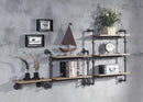 Wall Rack w/2 Shelves