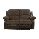 Granley Double Reclining Loveseat in Chocolate 9700FCP-2