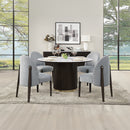 Round Dining Table w/Marble