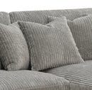 Reversible Sectional Sofa w/6 Pillows