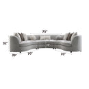 Sectional Sofa w/9 Pillows