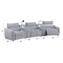 Modular Power Motion Armless Recliner