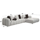 Sectional Sofa w/8 Pillows