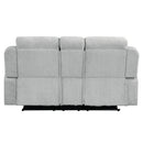 Motion Loveseat w/Console & Storage Arm